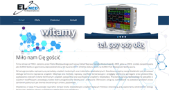 Desktop Screenshot of el-med.com.pl